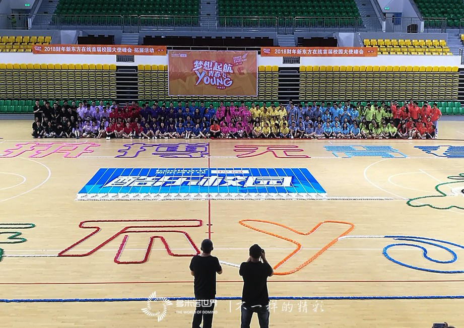 夢想啟航，青春飛young—新東方在線校園大使多米諾團隊大挑戰