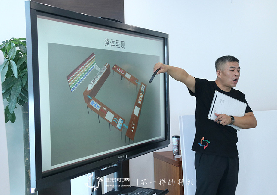 激情挑戰桌上創意多米諾