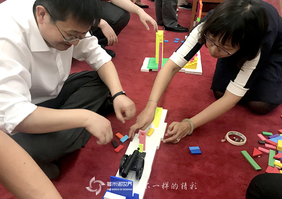 工行工會主題活動，多米諾再次成主角