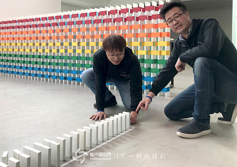 攜手聚力、共創未來-360搜索Leader層團建多米諾大挑戰