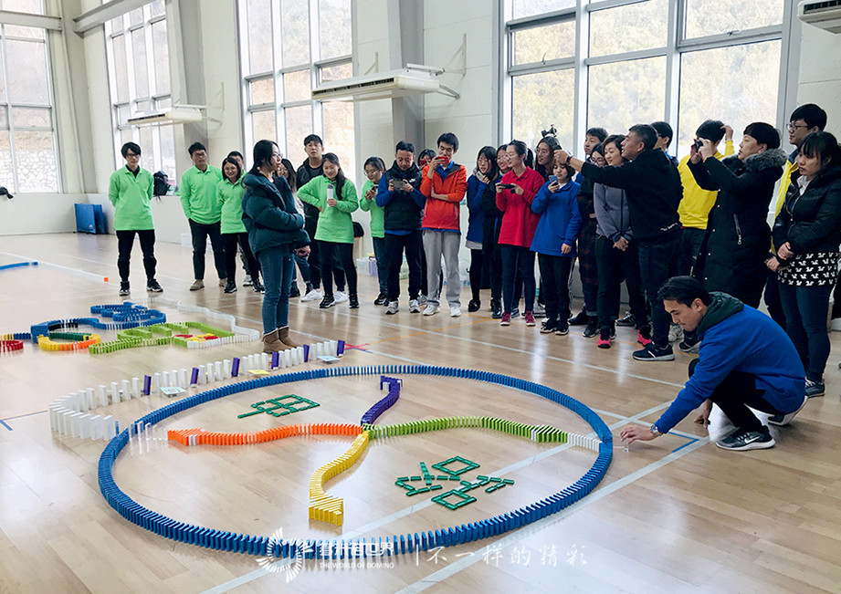 聯(lián)通北京網(wǎng)絡(luò)運營中心新員——創(chuàng)意多米諾骨牌挑戰(zhàn)賽