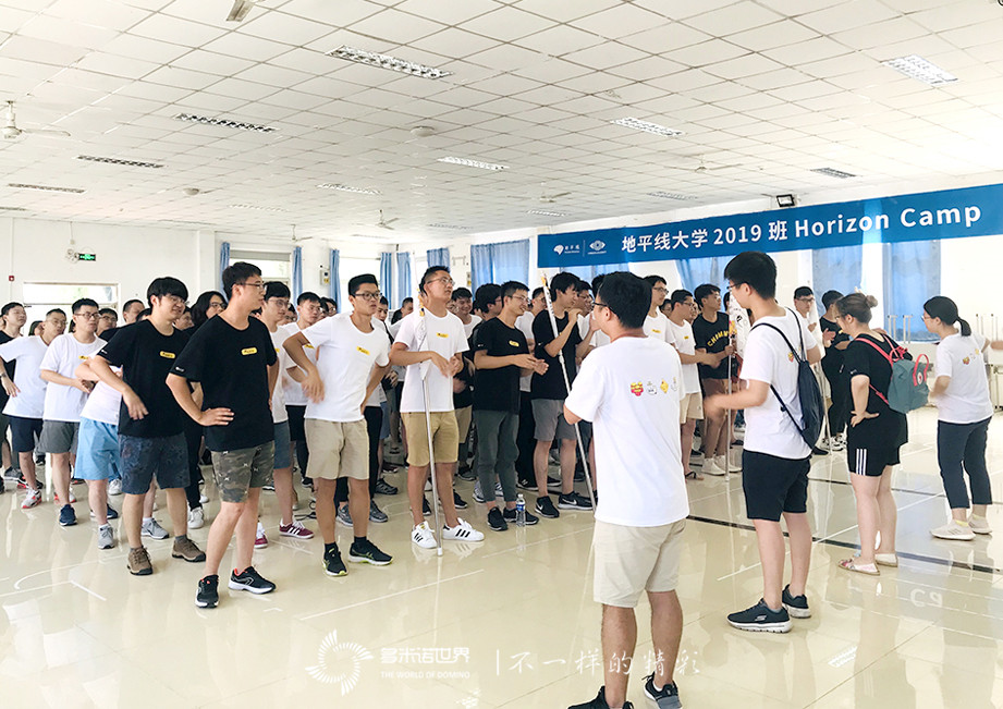 地平線大學2019班無限創意打造精彩多米諾世界