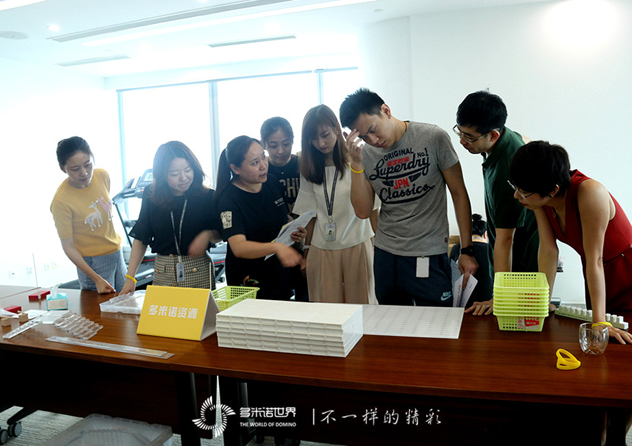 激情挑戰桌上創意多米諾