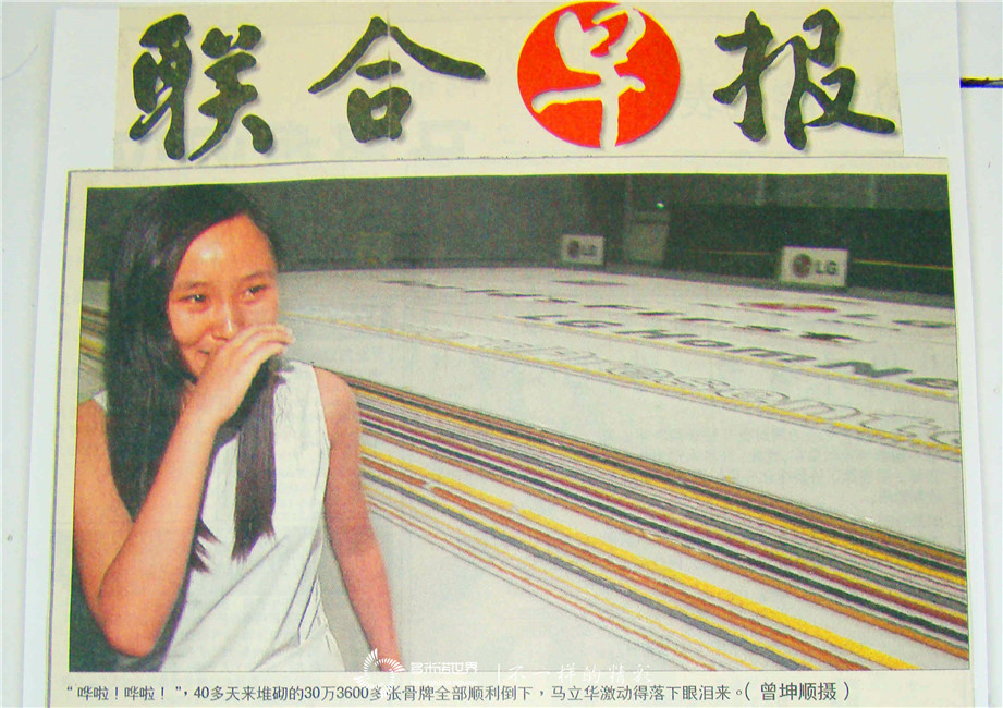 2003年馬立華個(gè)人吉尼斯世界紀(jì)錄